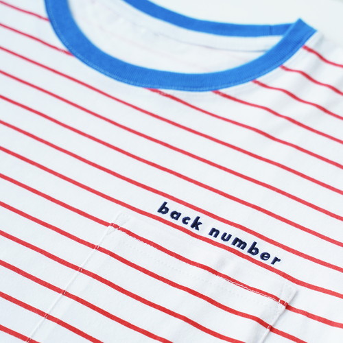 back number ボーダーTシャツ