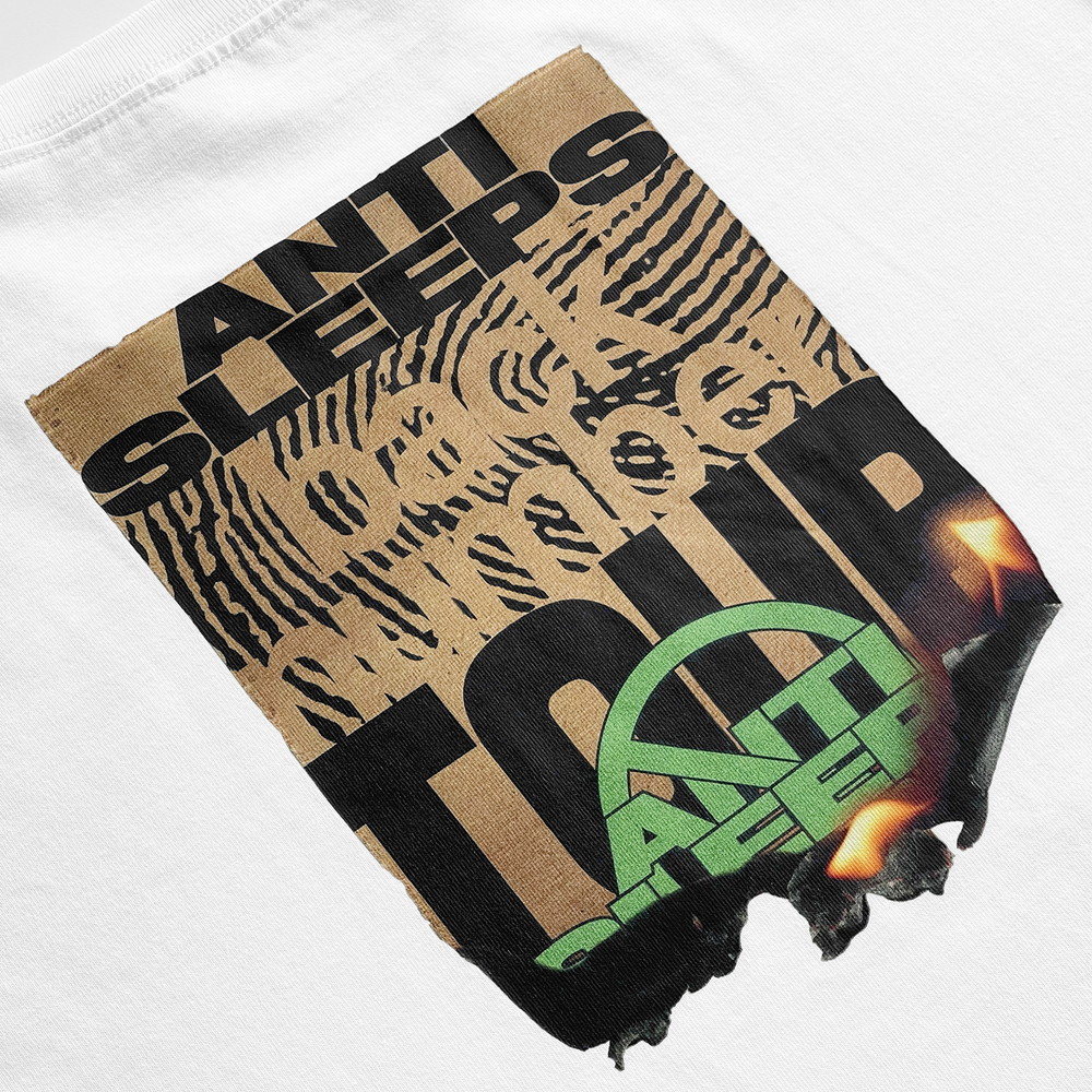 anti sleeps ポスターTシャツ