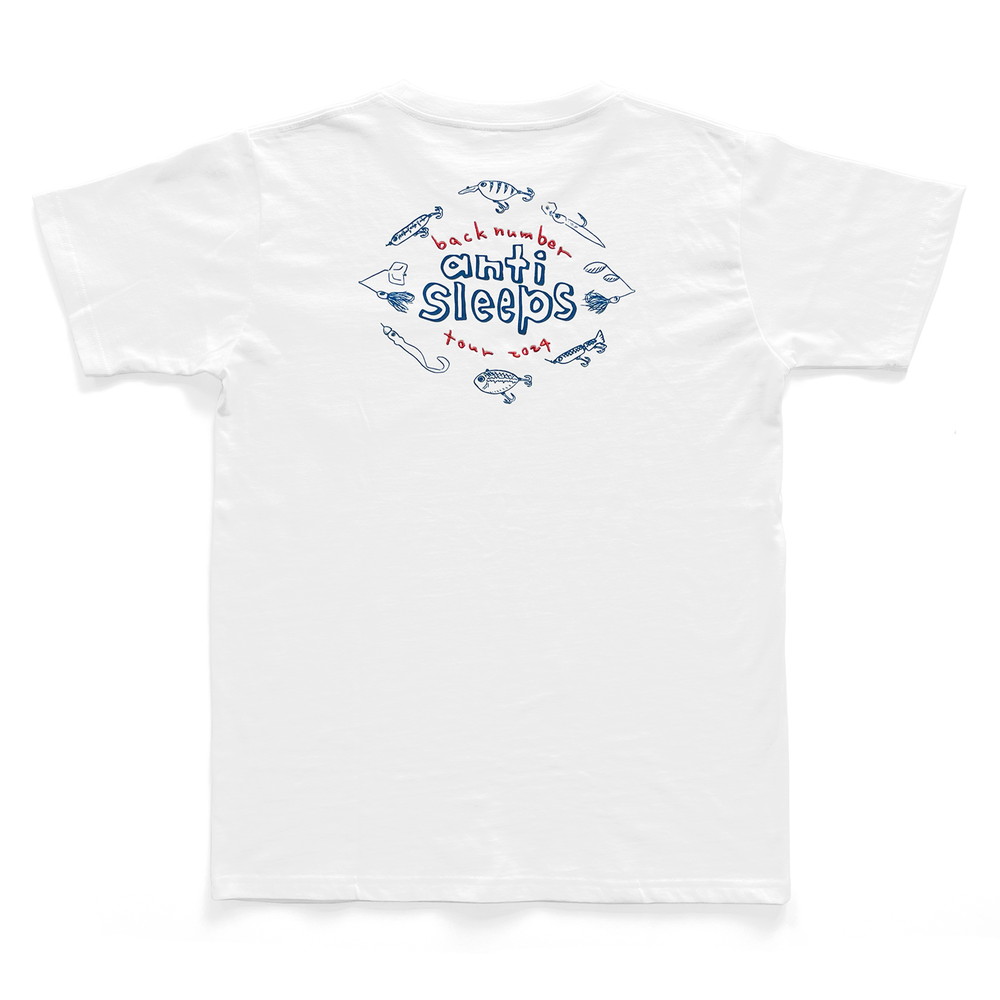 依与吏手描きルアー胸ポケTシャツ