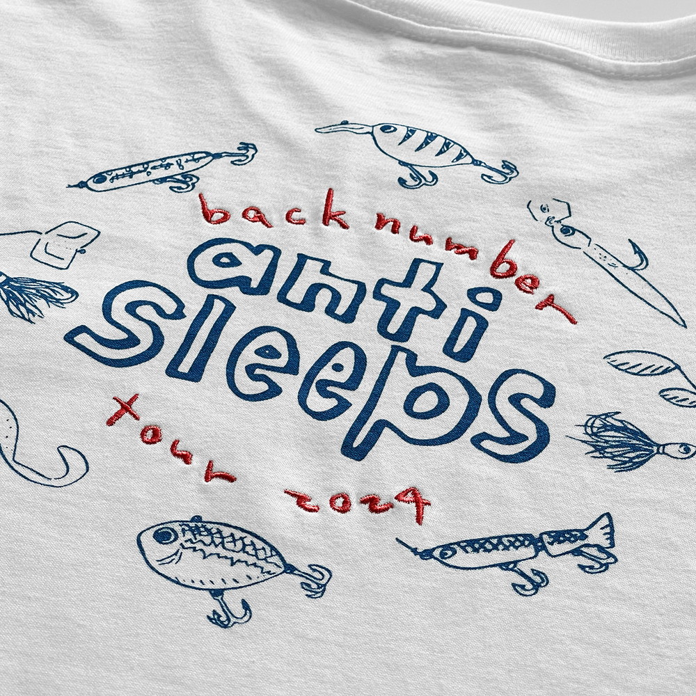 依与吏手描きルアー胸ポケTシャツ