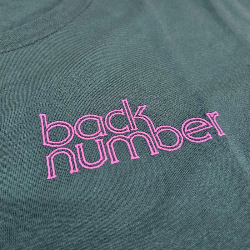 ロゴ刺繍Tシャツ / dark green