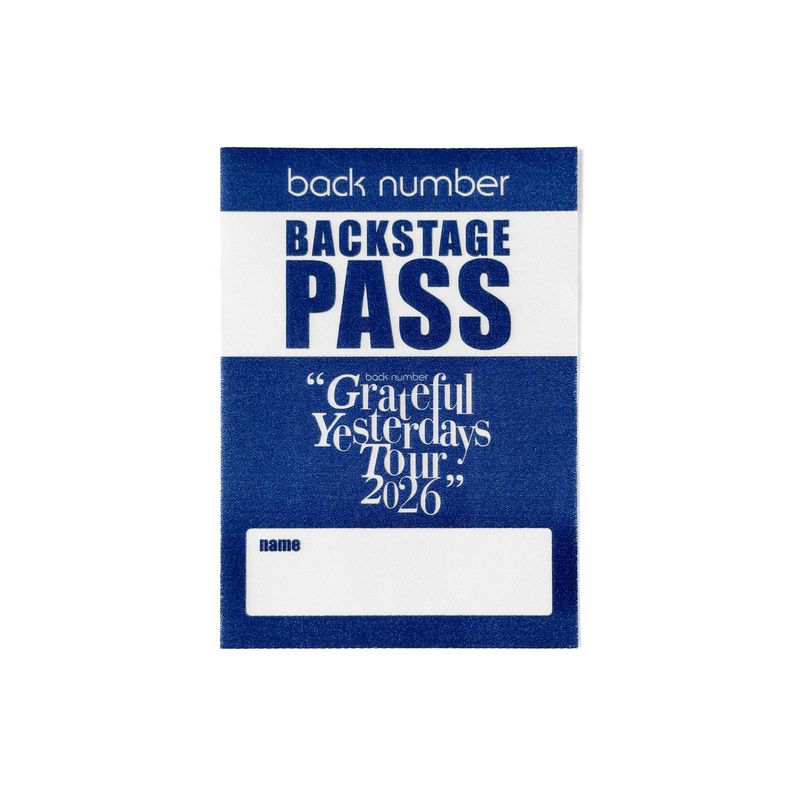 【海外会員】back number “Grateful Yesterdays Tour 2026” at NISSAN STADIUM