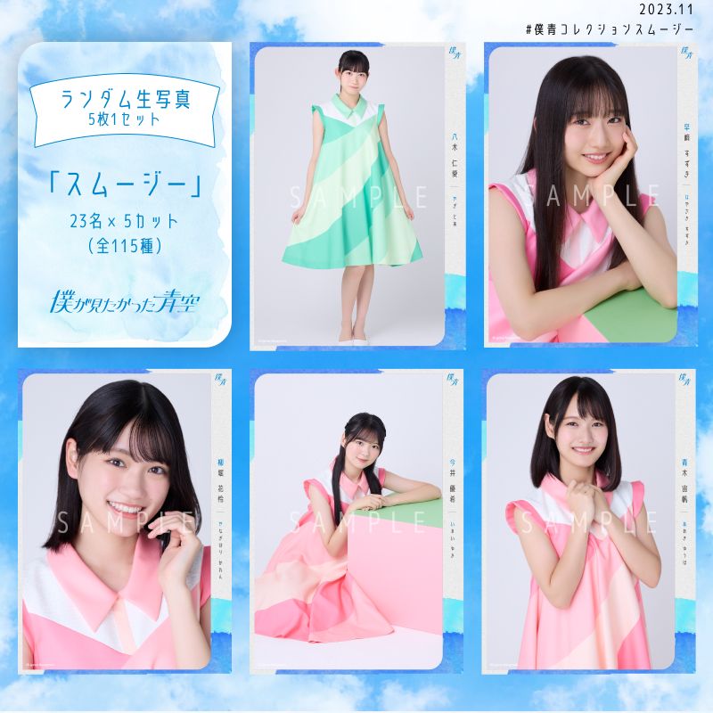 【通常配送】11月ランダム生写真（5枚1セット）【スムージー】