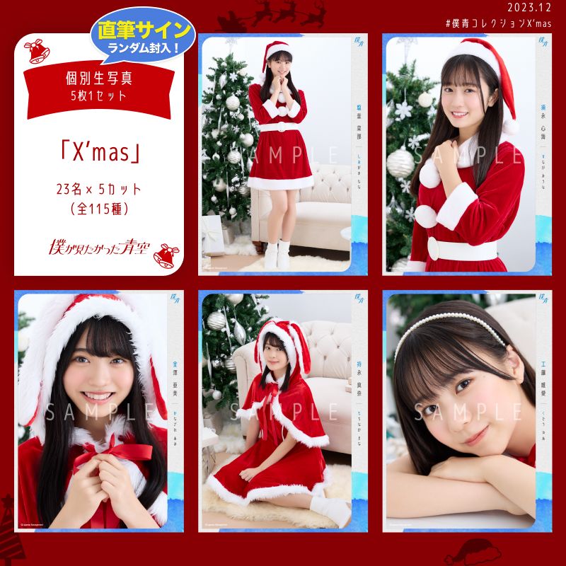 【通常配送】12月個別生写真(5枚1セット)【X'mas】