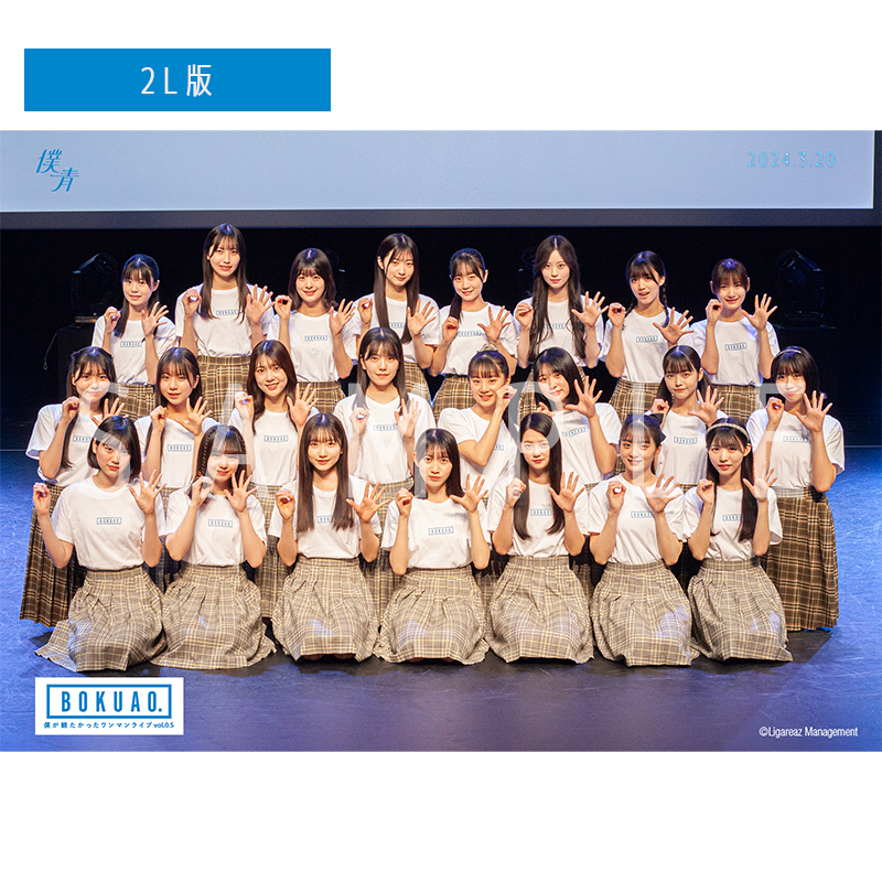 【通常配送】僕が観たかったワンマンライブ vol.0.5【雲組】 撮って出し写真(L判+2L判セット)