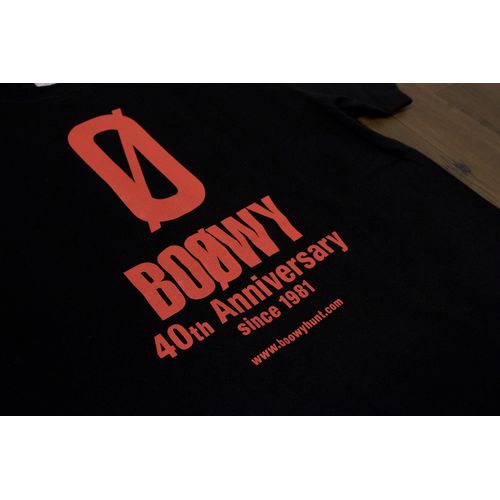 【BOØWY】BOØWY HUNT特製Tシャツ　ブラック