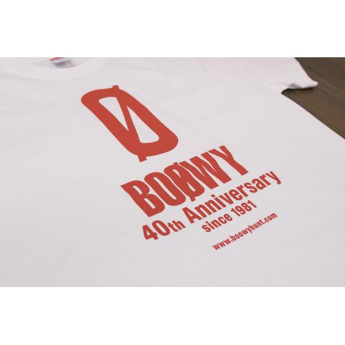 【BOØWY】BOØWY HUNT特製Tシャツ　ホワイト
