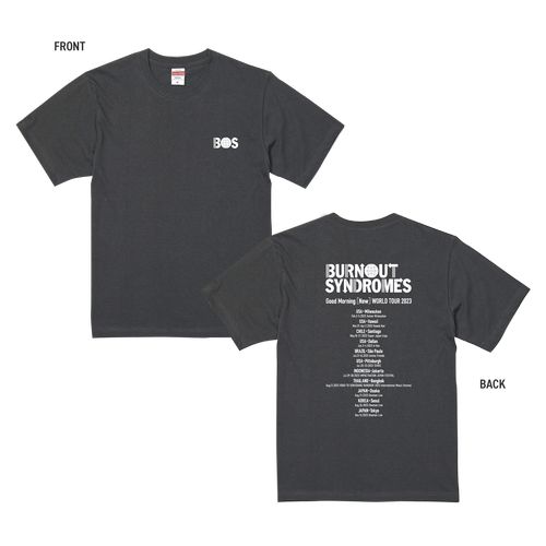 【BURNOUT SYNDROMES】Good Morning [New] World TOUR 2023 Tシャツ/スミ
