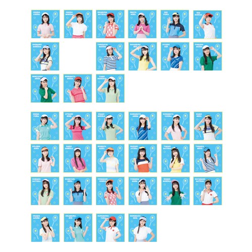 STU48 個別肖像ハンドタオル(テニス衣装)