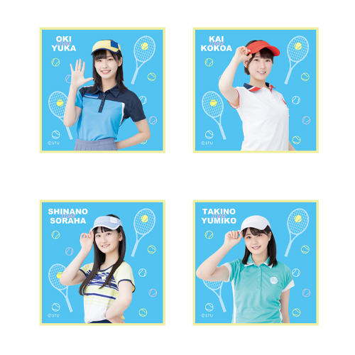 STU48 個別肖像ハンドタオル(テニス衣装)