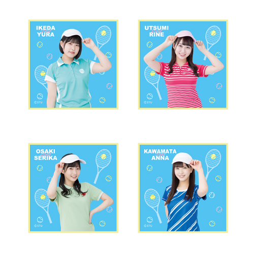 STU48 個別肖像ハンドタオル(テニス衣装)
