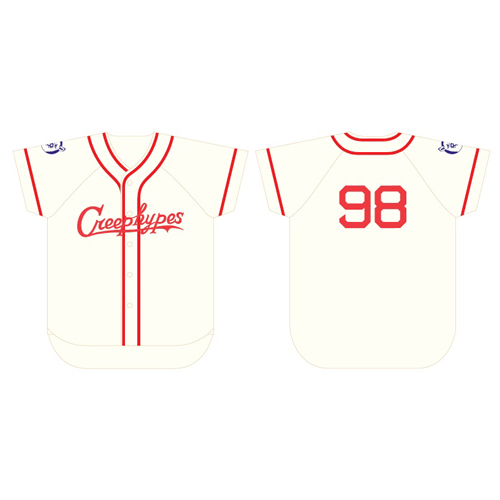 山崎さんのベースボールシャツ