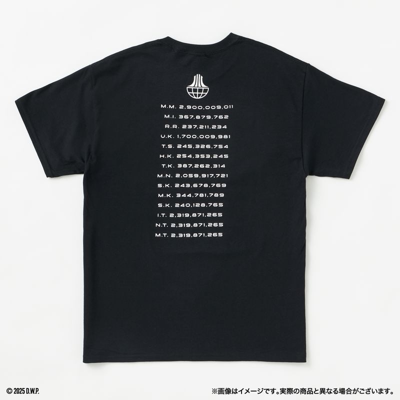 【デートウォーズ】【Tシャツ】デートウォーズ 戦闘服Ver. 黒