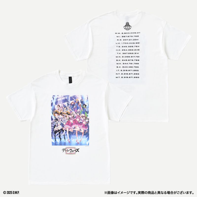 【デートウォーズ】【Tシャツ】デートウォーズ 戦闘服Ver. 白