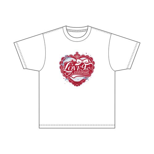 =LOVE 9周年記念Tシャツ