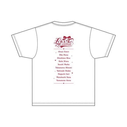 =LOVE 9周年記念Tシャツ