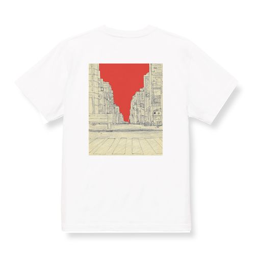 【ポップしなないで】エレクトリック修羅Tシャツ ホワイト