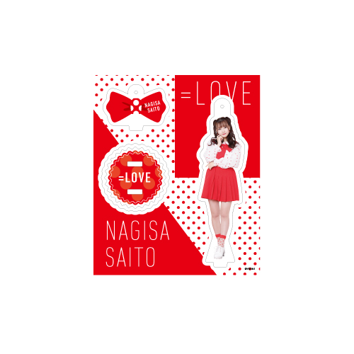 アクリルスタンドキーホルダー(赤白衣装)