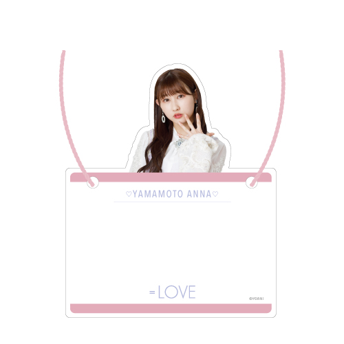 アクリルネームプレート(「CAMEO」歌唱衣装)