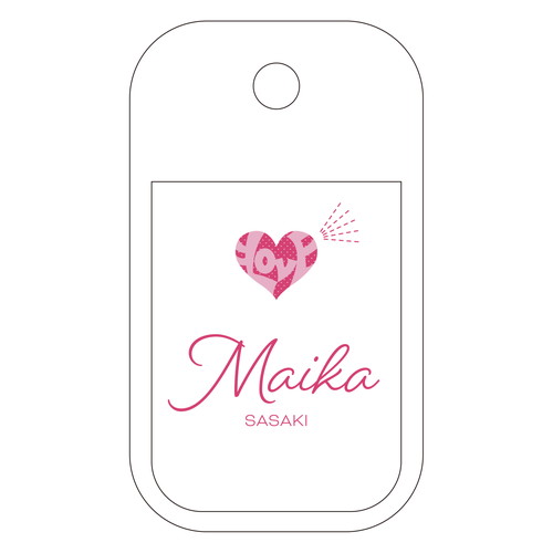 【通常配送】個別アルコールジェル　=LOVE