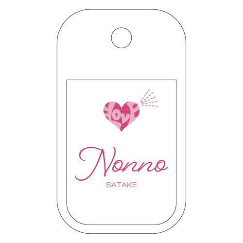 【通常配送】個別アルコールジェル　=LOVE