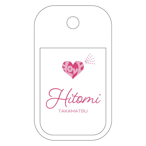 【通常配送】個別アルコールジェル　=LOVE