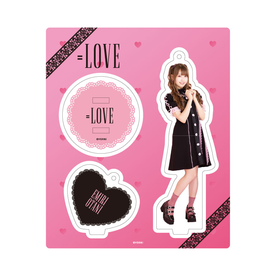 アクリルスタンドキーホルダー(「しゅきぴ」衣装)