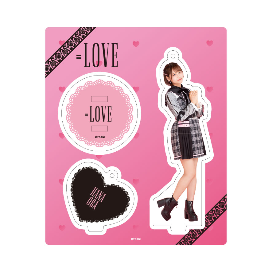 アクリルスタンドキーホルダー(「しゅきぴ」衣装)