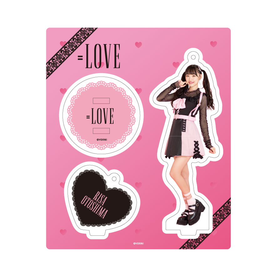 アクリルスタンドキーホルダー(「しゅきぴ」衣装)