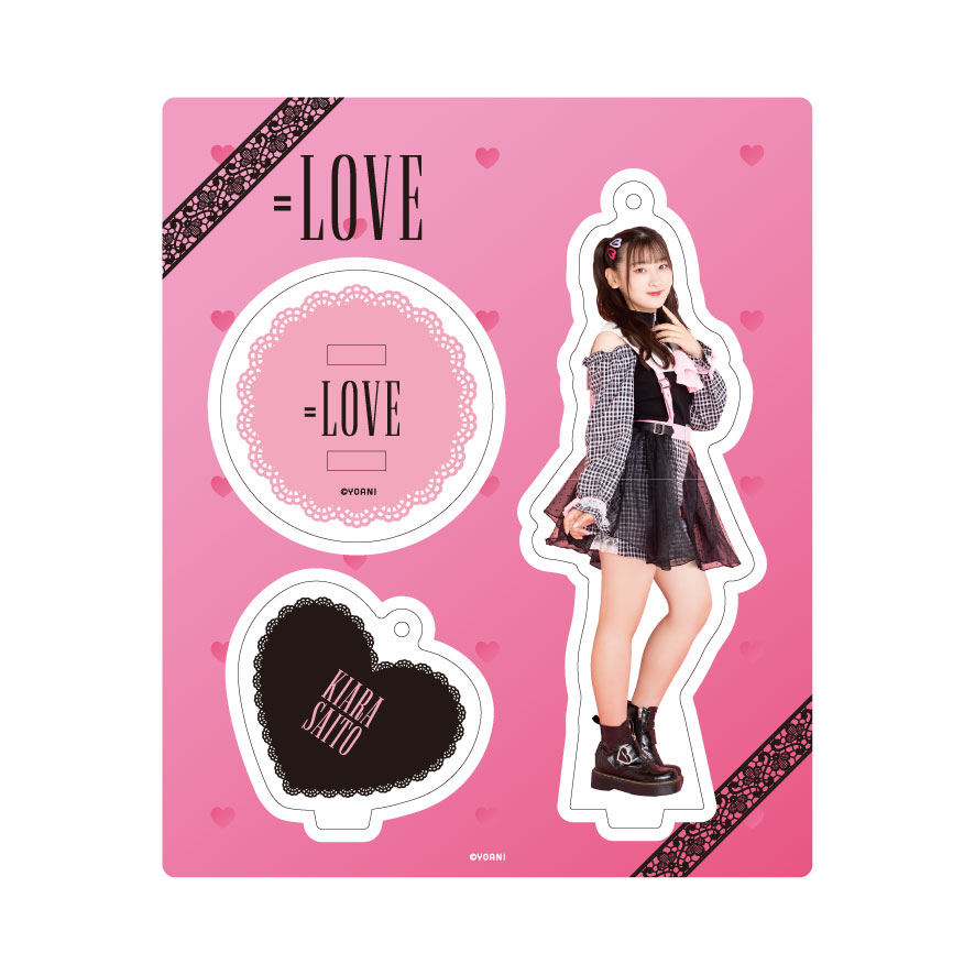 アクリルスタンドキーホルダー(「しゅきぴ」衣装)