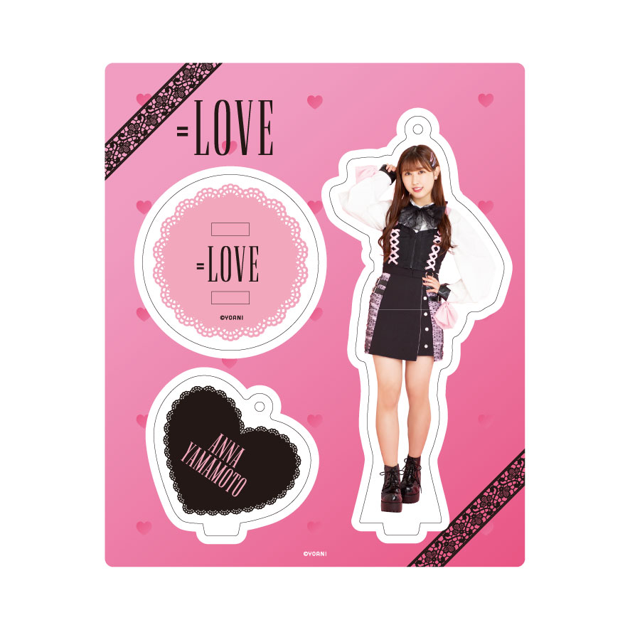 アクリルスタンドキーホルダー(「しゅきぴ」衣装)