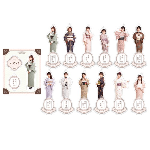 アクリルスタンドキーホルダー(レトロモダン衣装)