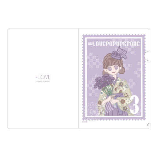 大場花菜デザイン ポップアップクリアファイル(3月)