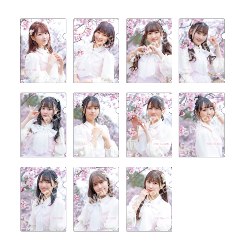 ランダムクリアファイル(「桜の咲く音がした」衣装)