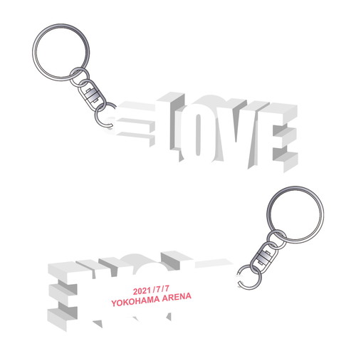 【通常配送】ファイナル限定　ラバーキーホルダー