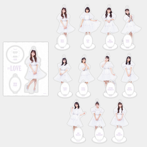 アクリルスタンドキーホルダー(冬ツアーファイナル衣装)　