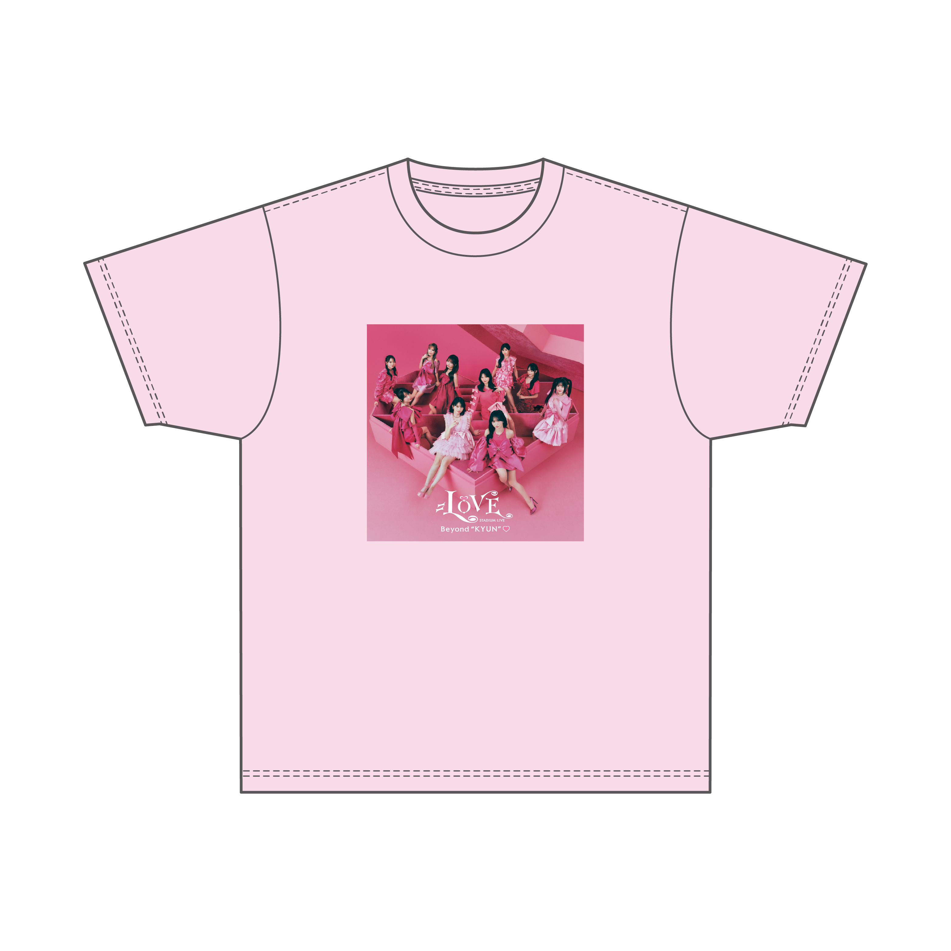  ＝LOVE STADIUM LIVE フォトＴシャツ(ピンク)