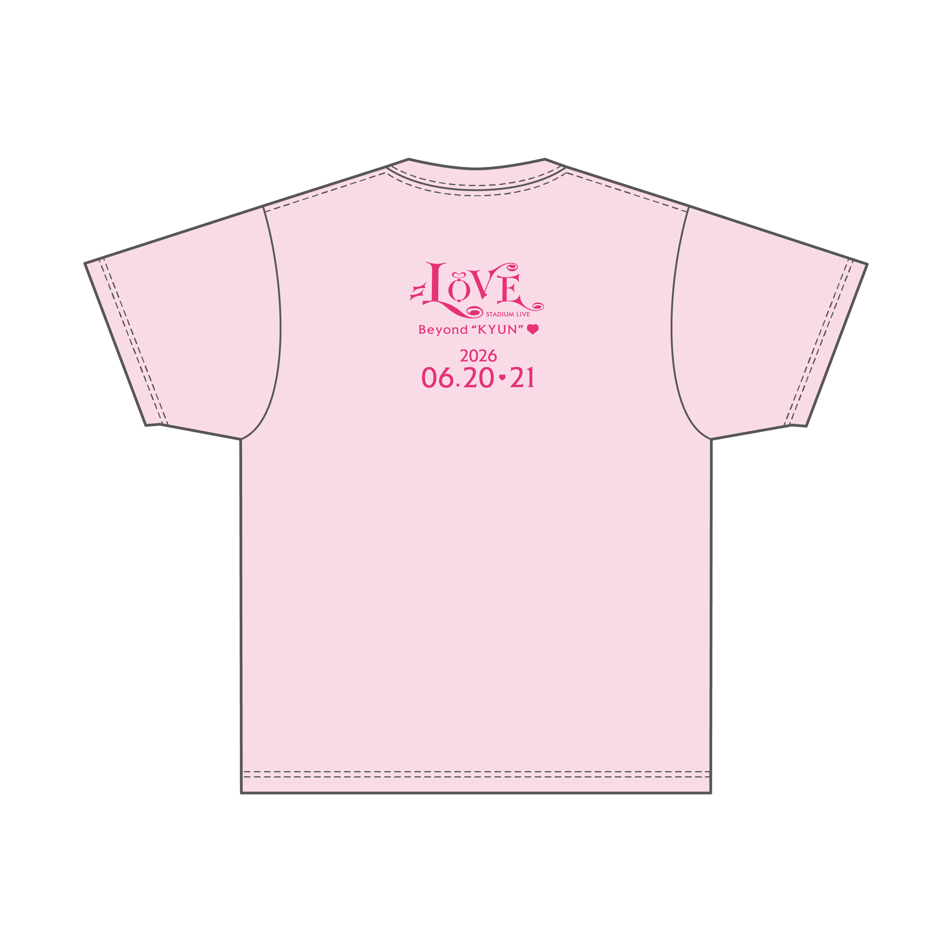  ＝LOVE STADIUM LIVE フォトＴシャツ(ピンク)