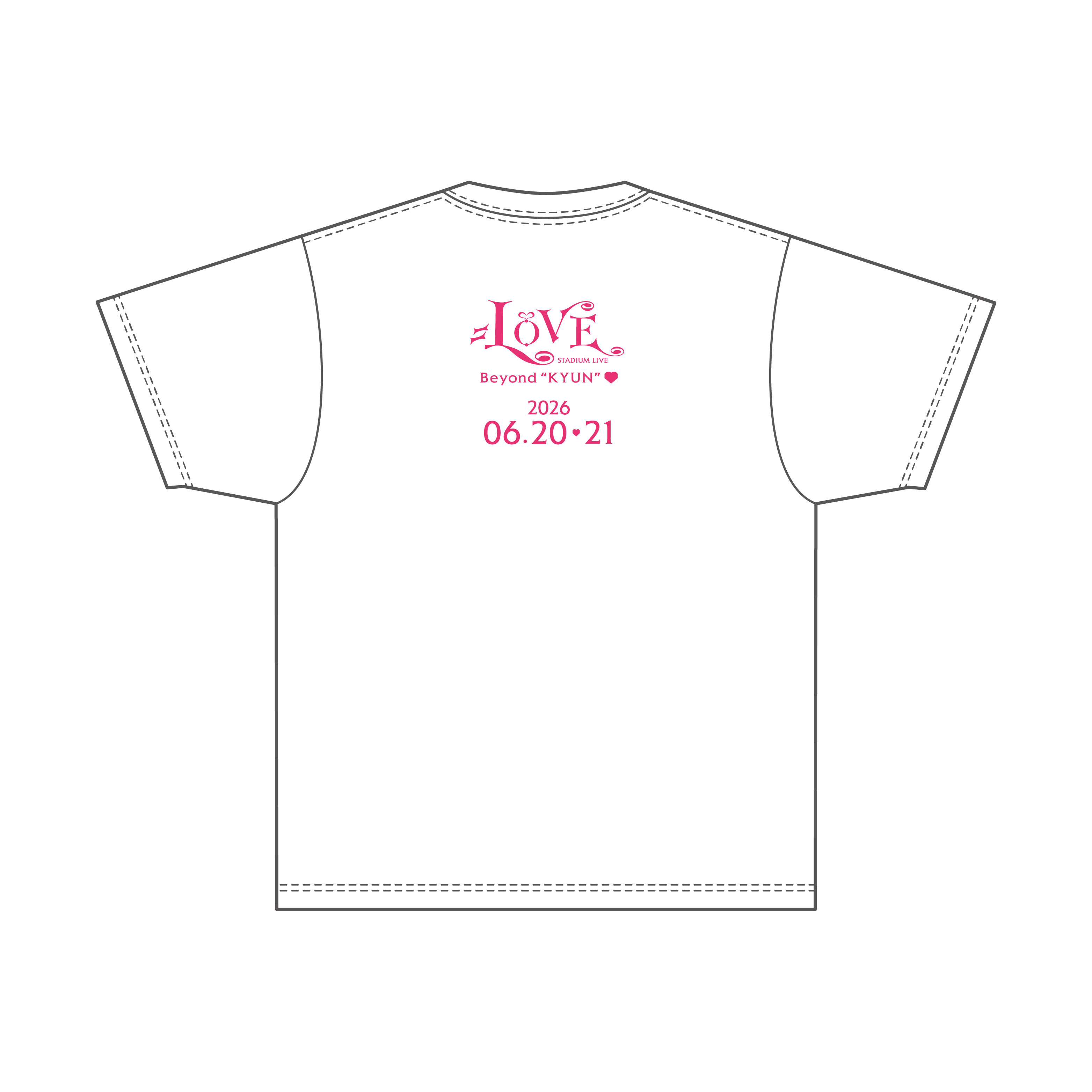  ＝LOVE STADIUM LIVE フォトＴシャツ(ホワイト)