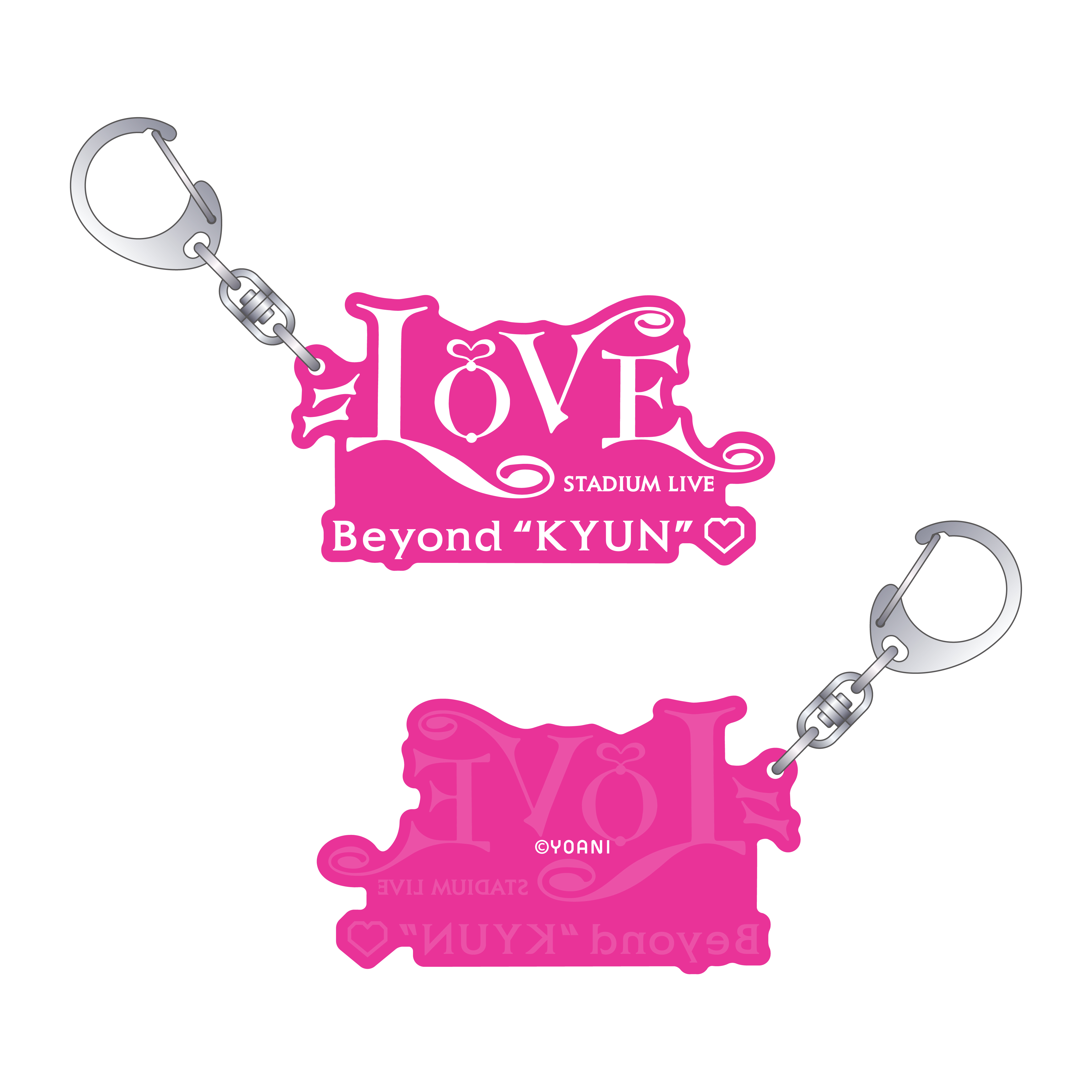  ＝LOVE STADIUM LIVE ロゴキーホルダー