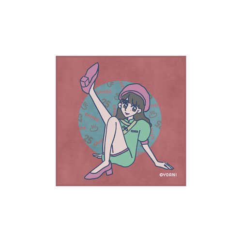 大場花菜デザイン ランダムハンドタオル