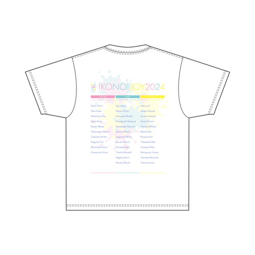 イコノイジョイ2024 Tシャツ(ホワイト)