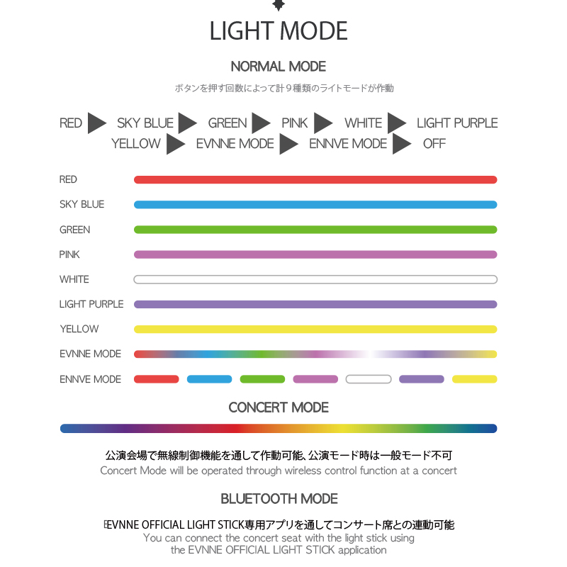 EVNNE OFFICIAL LIGHT STICK