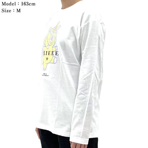 【EXIEEE×entrance】 ロンTシャツ(ユニコーン) / ホワイト