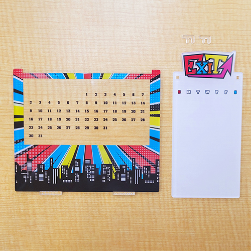 りんは千年 かねは万年アクリルカレンダー