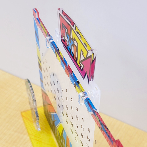 りんは千年 かねは万年アクリルカレンダー