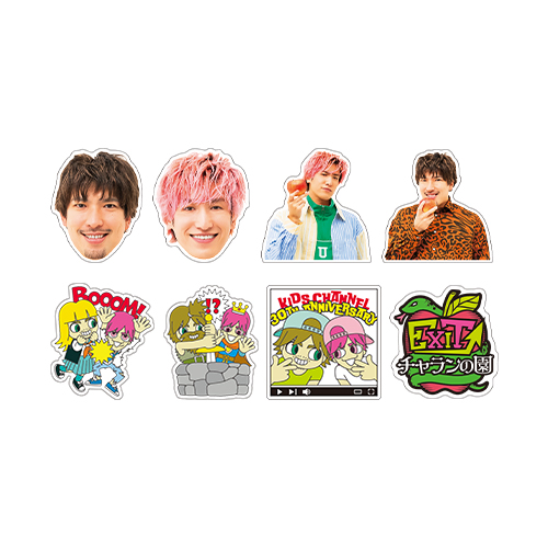 チャランの園 フレークシールセット