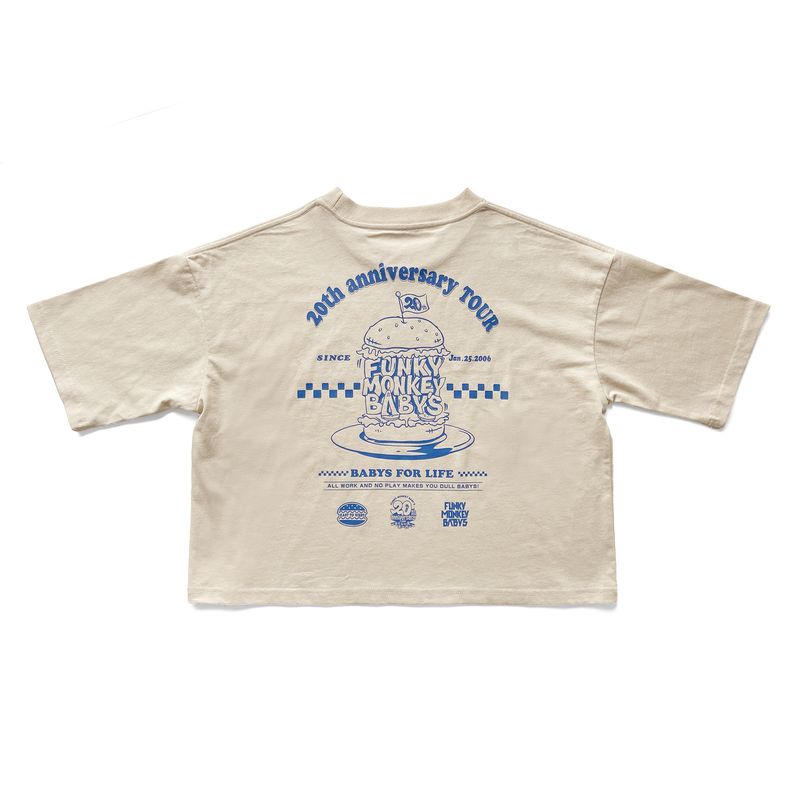20th anniv. FMBurger T-shirt／クロップドサイズ