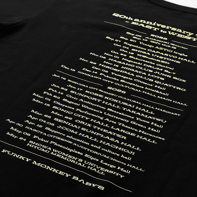 20th anniv. LIVE PHOTO T-shirt