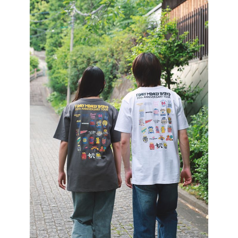 【復刻】アーカイブTシャツ -20th anniversary ver.-／charcoal